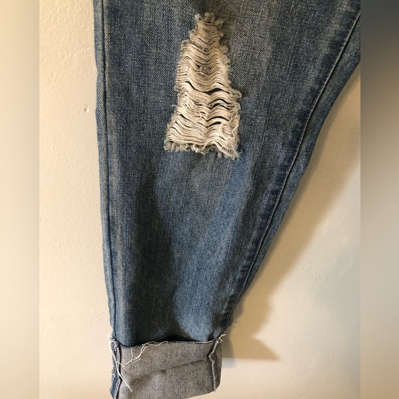 Life in Progress destroyed distressed Ankle Jeans pants size 25 - Picture 8 of 13